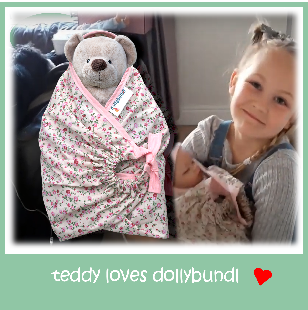 Dollybundl - The Toy Dollybundl for Dollies and Teddys     * SORRY BUT THIS PRODUCT IS ONLY AVAILABLE IN THE UK AND OUT OF STOCK IN THE USA